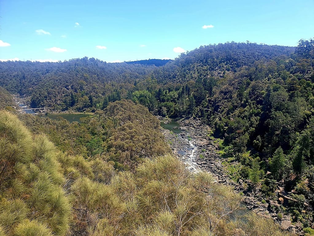 The Lookout from the Zig Zag Track-Cataract Gorge