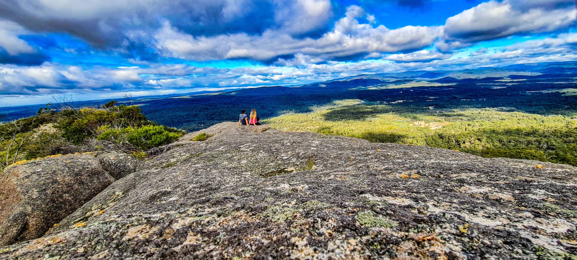 Most beautiful places-The Top of the cube rock trail- Stefan and I looking out to the view